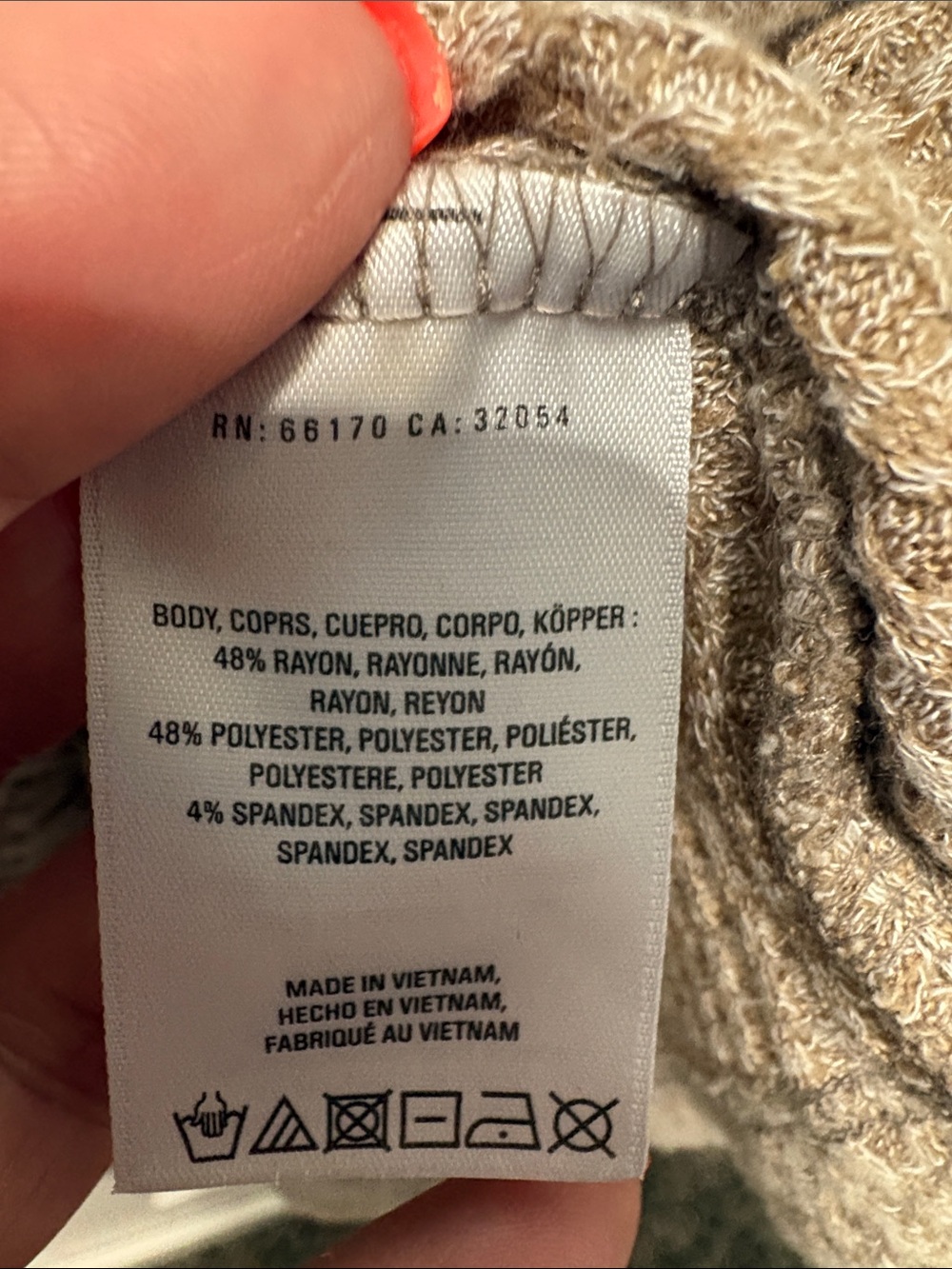 Anthropologie Akemi + Kin waffle knit faux wrap top - Picture 7 of 7